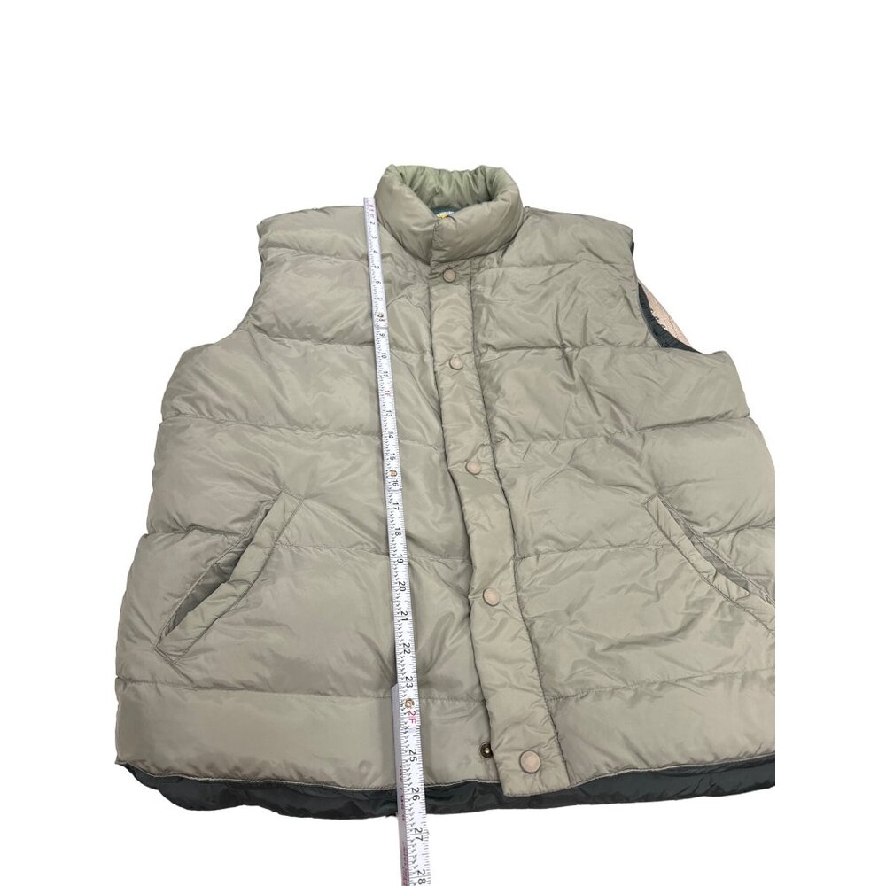 Cabelas outdoor gear goose down green vest size Large Regual SKU 3038 - Picture 6 of 14